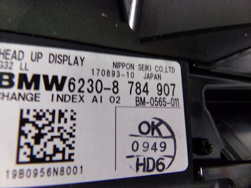 фото №12, Bmw 6 g32 проекционный дисплей дисплей прозрачный 8784907