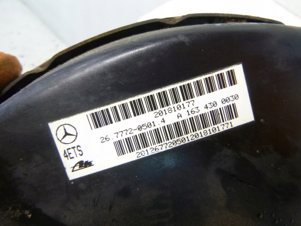 фото №6, Підсилювач гальм насос гальмівна mercedes ml w163 2.3 4ets
