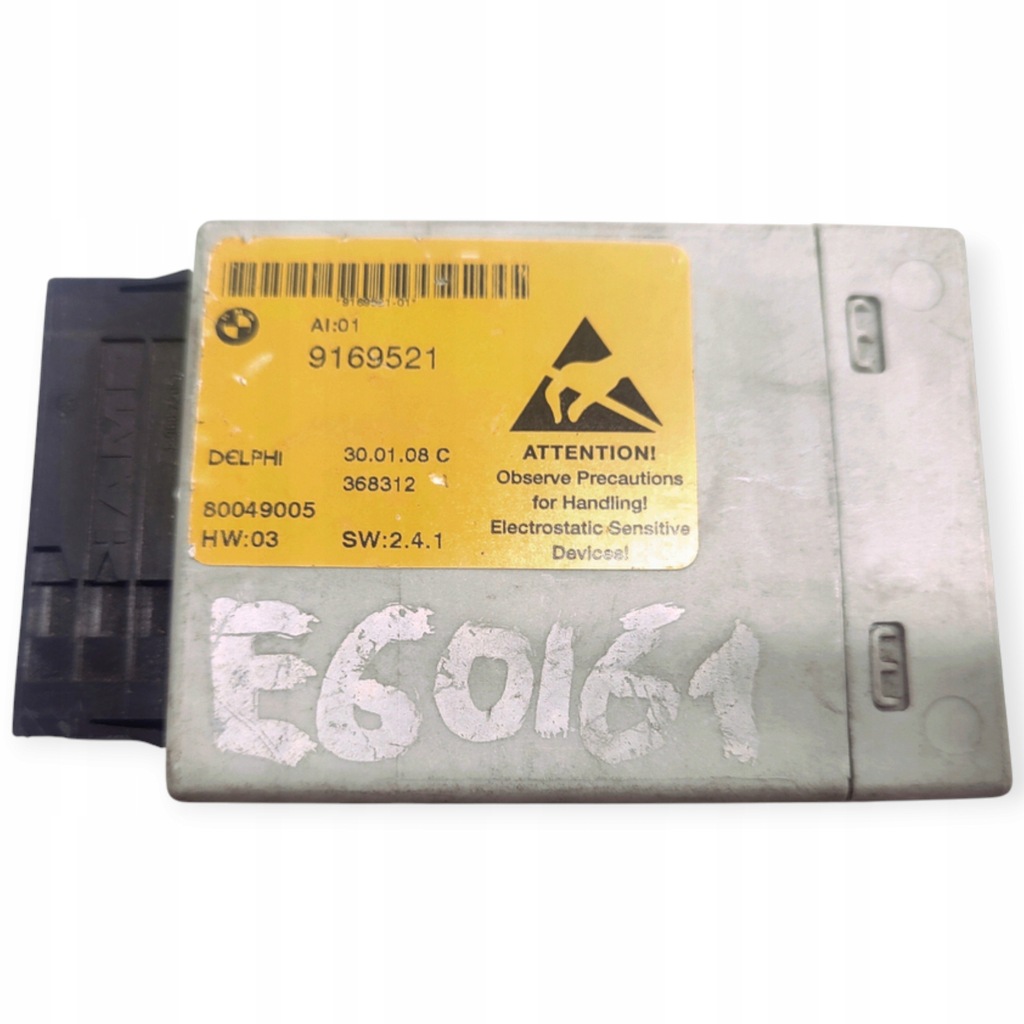 фото №7, Блок керування консолі bmw 5 e60 e61 9169521 2003-2010 модуль