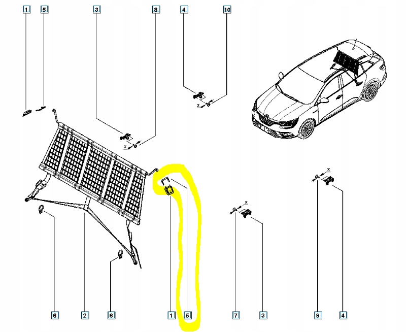 фото №8, Прокладка заглушки стельовий megane iv 7700428662