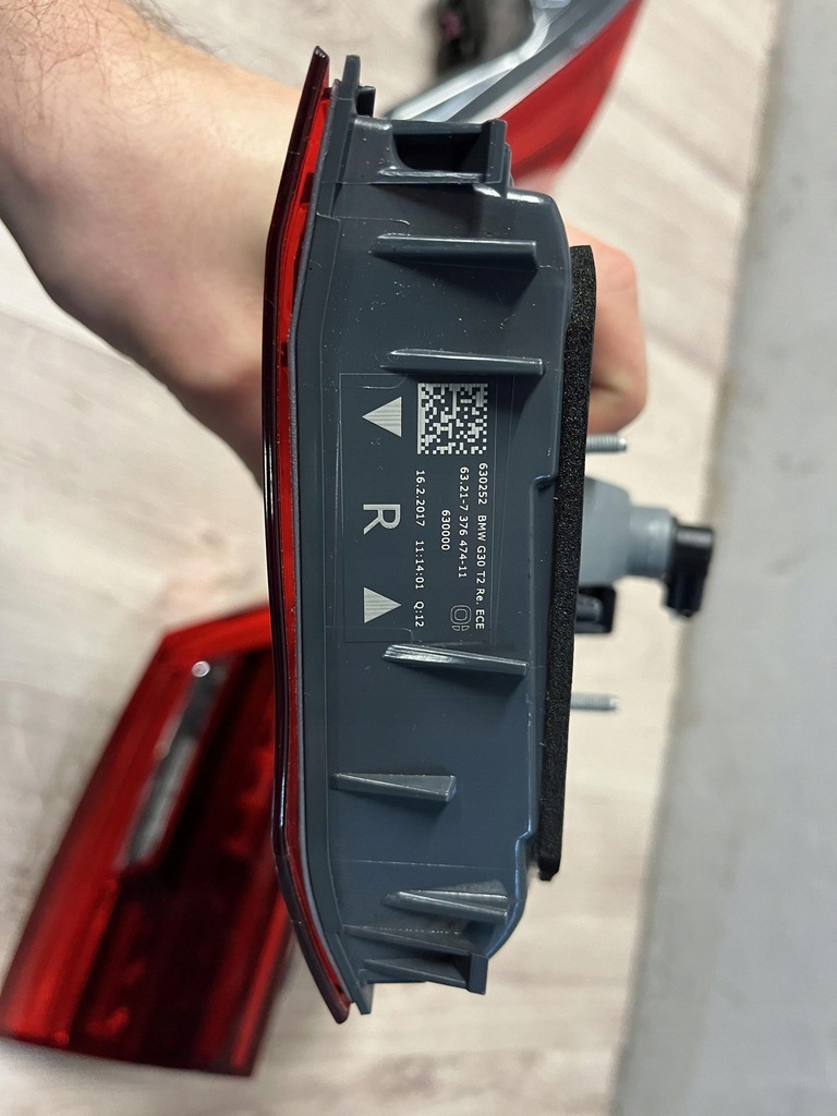 фото №14, Bmw 5 g30 f90 лампа левый правый задняя комплект жёлоб