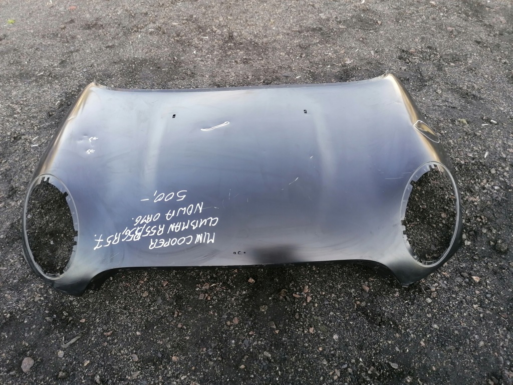 фото №4, Mini cooper clubman r 55 56 57 капот кришка nowa