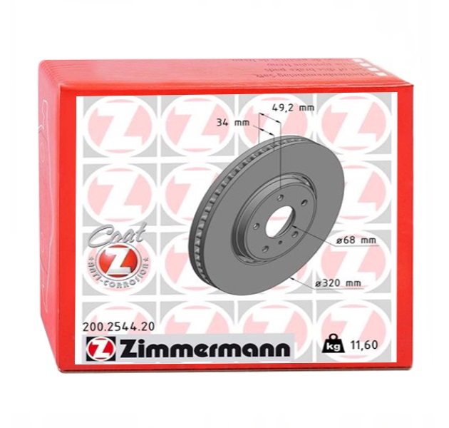 фото №1, Тормозные диски тормозные вентилируемые перед do infiniti fx 35 na