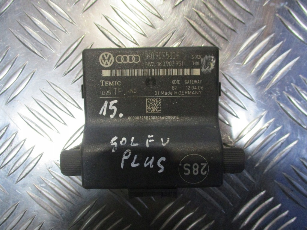 фото №1, Модуль шлюз vw golf v plus 1.9 tdi 1k0907530f