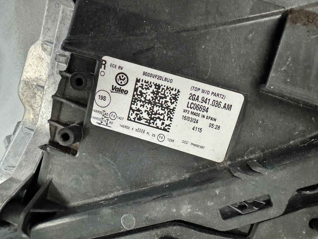 фото №8, Vw troc t-roc lift права лампа full led