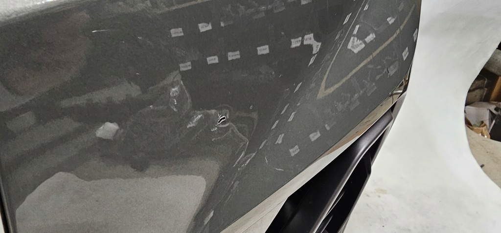 фото №10, Бампер передний перед audi q3 83a f3 lx7g s-line 18- решётка радиатора satyna спойлер