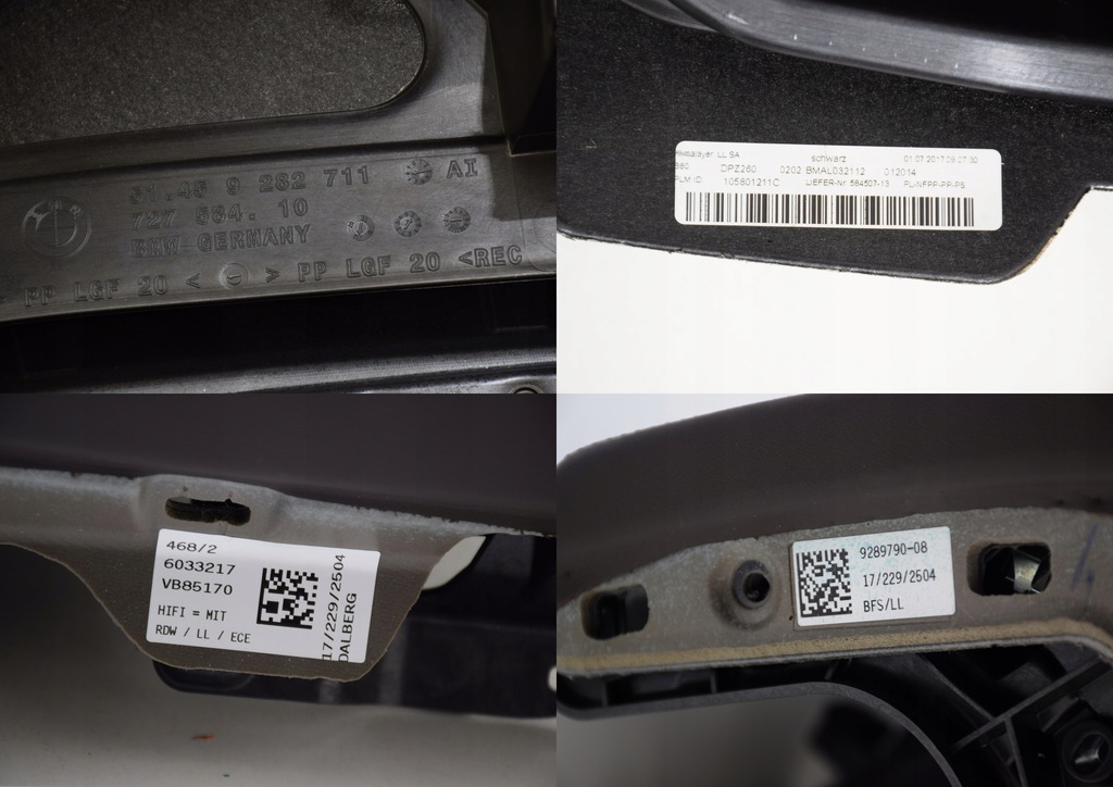 фото №16, Bmw i3 i01 / i01 lci панель приладів приладова консоль панель приладів шкіра dalbergiabraun