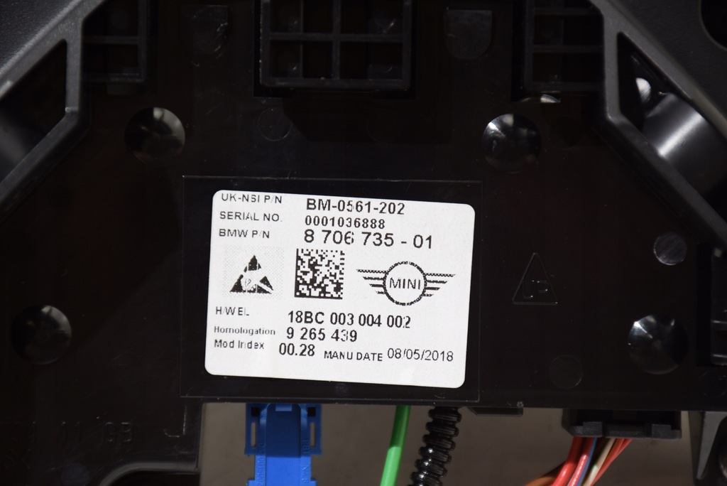 фото №14, Mini f54 f55 f56 f57 f60 лічильник прилади 27291km дизель kmh ece head-up hud
