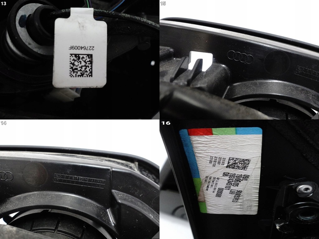 фото №14, Audi q8 sq8 rs8 4m8 18- дзеркало поворотник камера ліва 15 + 1 = 16 pin