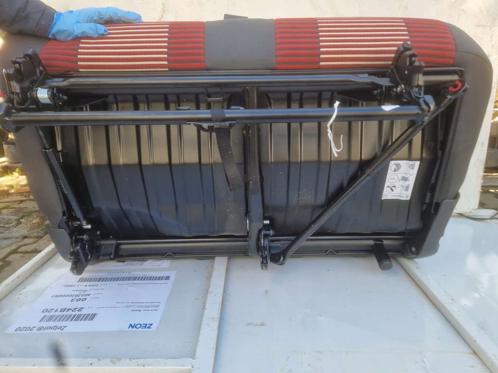 фото №9, Vw caddy 10- сидіння сидіння 2 легкові задня задні 2 ряд складний 2k5883105 pas