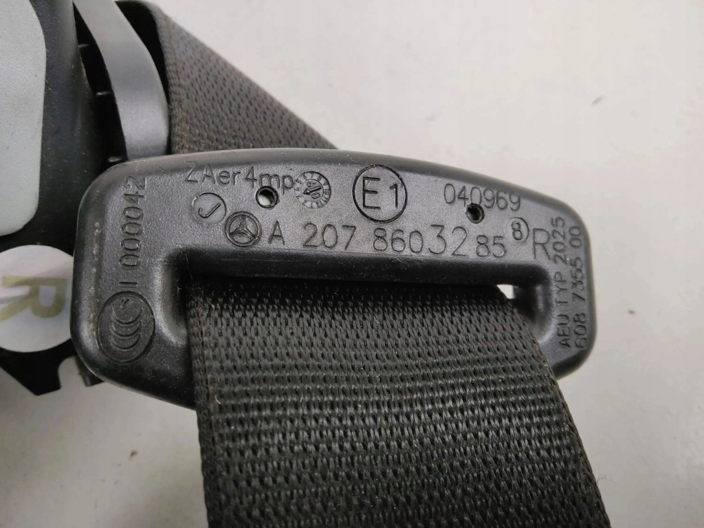 2009 mercedes-benz e c207 w207 передний ремень безопасности a2078603285 в Украине