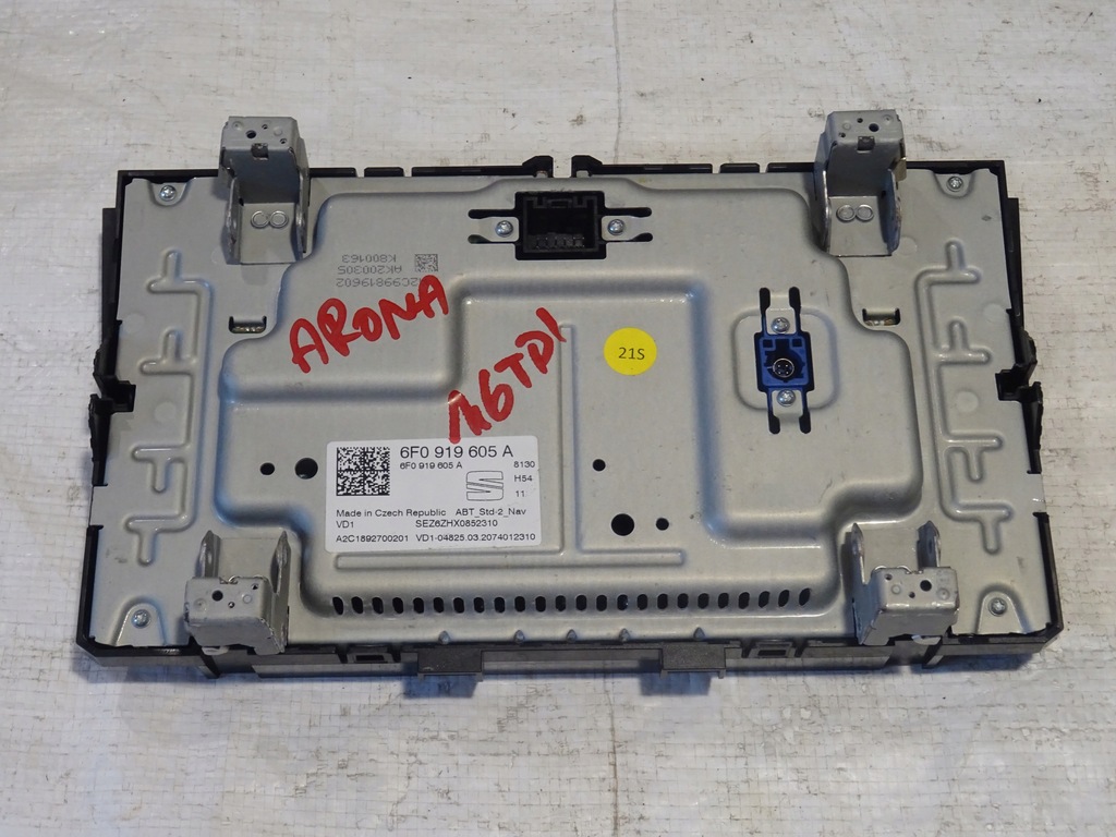 фото №8, Екран дисплей радіо навігації seat arona 6f0 17-21 6f0919605a