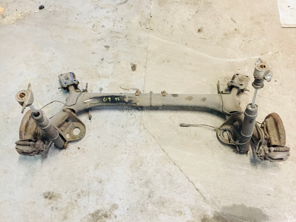 фото №1, Задняя oś балка комплектная peugeot 308 t7 c4 b7 ii ds4