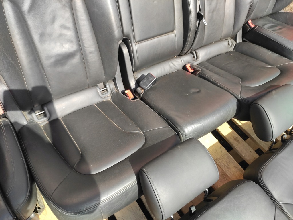 фото №10, Audi q7 4l салон сидіння сидіння s-line заднє сидіння 3 ряд обшивки комплект 7 шкіра