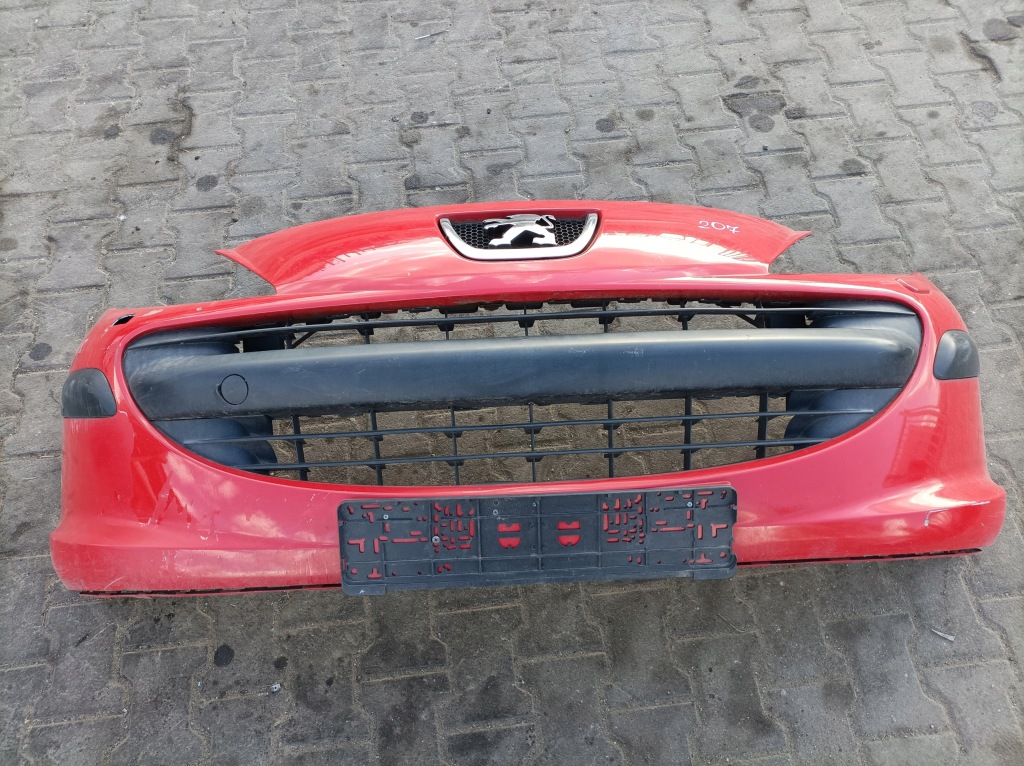 фото №1, Бампер перед pod ксенон омивачі peugeot 207