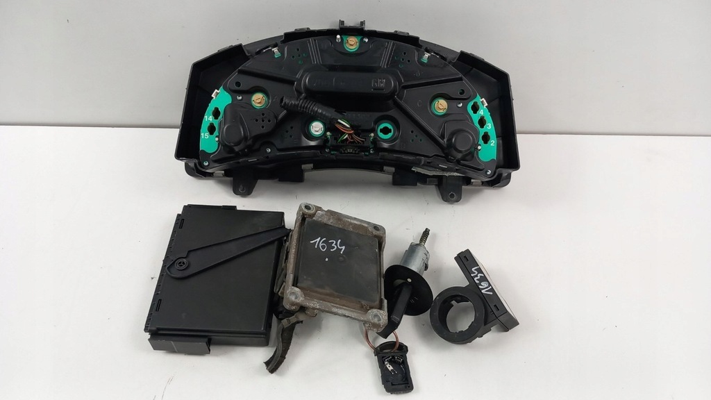 фото №7, Opel meriva a 1.4b 16v бортовий комп'ютер набір стартовий 55353613 0261208255