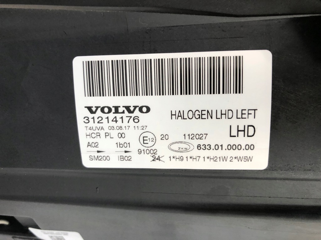 фото №12, Volvo s80 v70 xc70 лампа левая 07 - 13