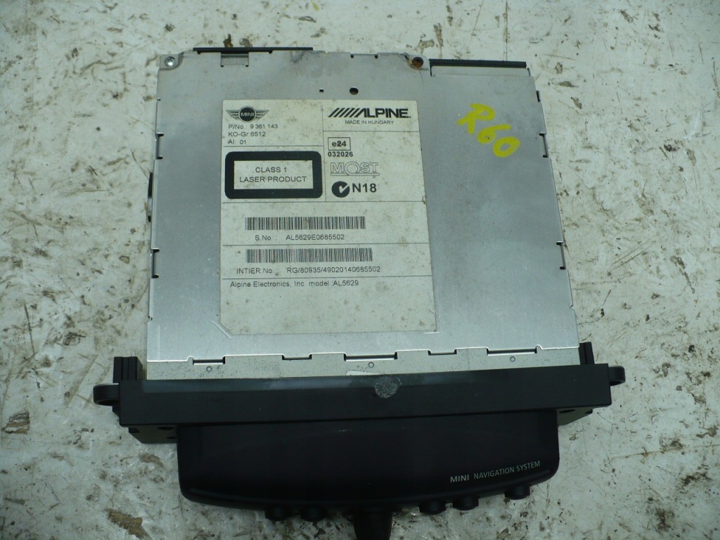 фото №8, Mini countryman r60 10-17 радіо навігація navi alpina 9361143 2611908-01