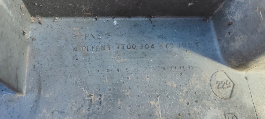 фото №15, Балка підсилювач бампера задня renault kangoo i 7700304879