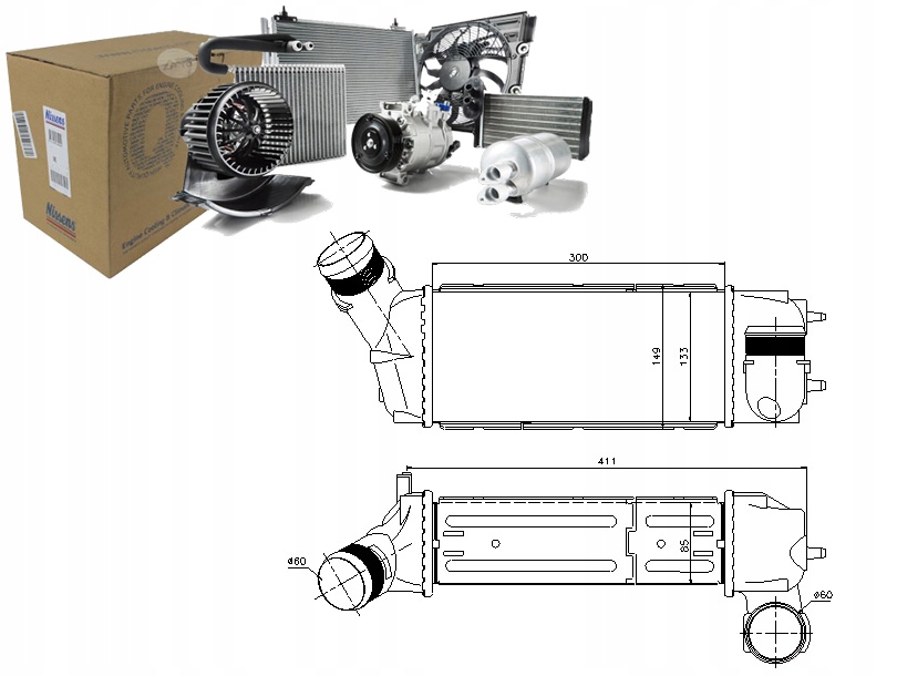 фото №1, Интеркулер citroen c4 c4 grand picasso i c4 i c4