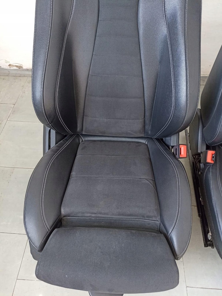 фото №8, Mercedes w213 e klasa amg сиденье сиденья заднее сиденье комплект кожа alcantara