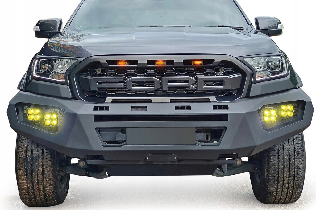 фото №1, Ford ranger t7 2016-2018 бампер передний с led