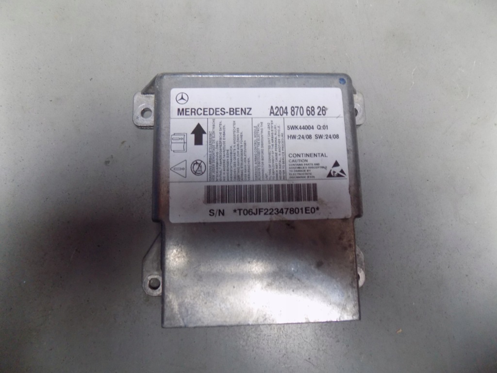 фото №1, Mercedes w204 модуль датчик блок управления подушка безопасности