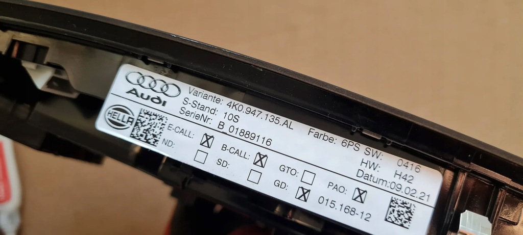 фото №9, S5 8w lift лампа потолочный pod люк led задняя sline 4k0947135al a4 b9 8w