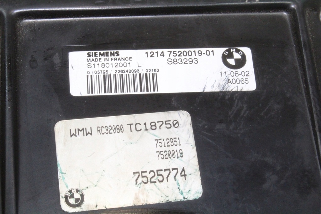 фото №3, Бортовий комп'ютер двигуна mini cooper r50, r53 7520019 2004