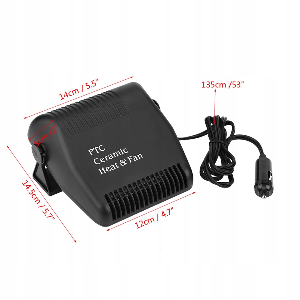 фото №14, Отопитель воздуходувка автомобильная 12v 150w