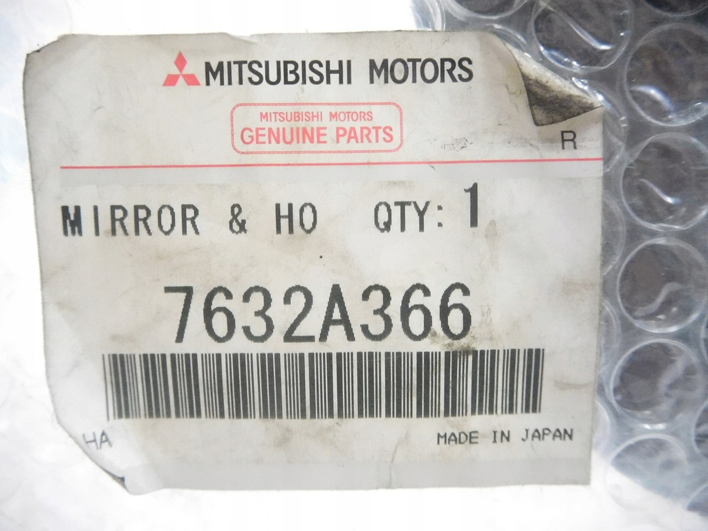 фото №9, Скло дзеркало, дзеркало зовнішнє праве mitsubishi outlander оригінальний номер 7632a366