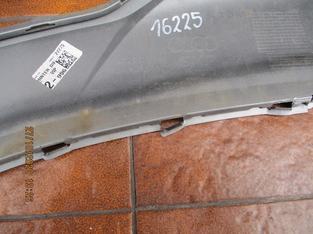 фото №8, Audi q3 83a дифузор накладка задня