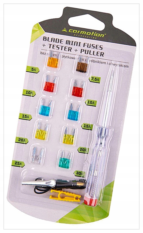 фото №1, Koddb:0000-00 запобіжники płytkowe mini u1a45 напруги próbnik