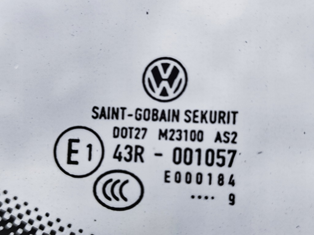 фото №7, Vw golf vi 3d стекло кузовная правая w крыло