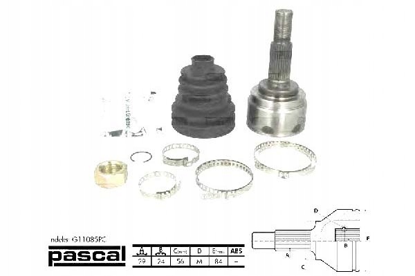 фото №2, Шарнір привідний зовнішній nissan juke nv200 nv20