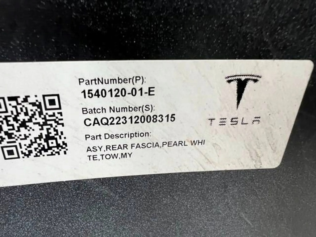 фото №10, Бампер задняя задний tesla model y 1540120-01e