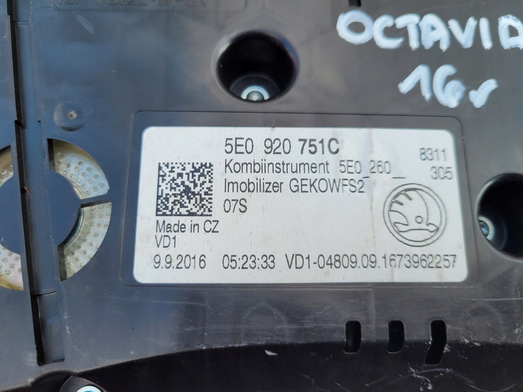 фото №6, Skoda octavia iii 16r счетчик приборы europa