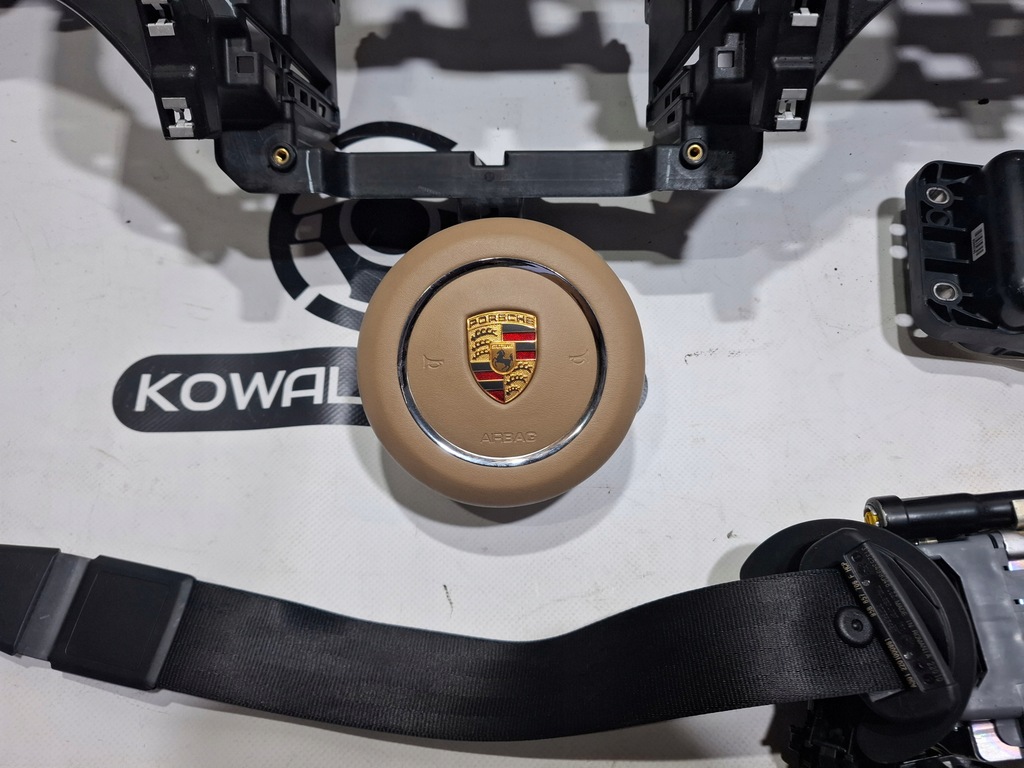 фото №5, Porsche macan 95b przed lift шкіра панель приладів консоль подушка безпеки ремені org демонтаж