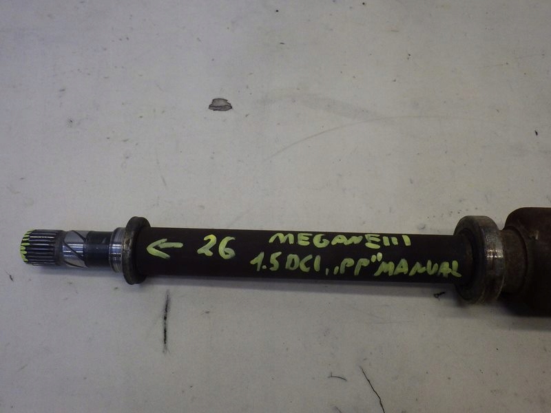 Приводной вал правый  механическая коробка передач renault megane 3 1.5 dci Цена