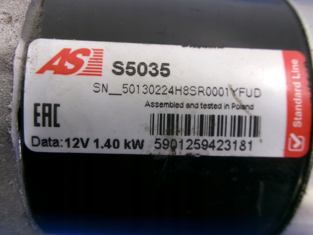 фото №5, Nissan note e11 1.5dci 86km стартер as s5035 перевірений