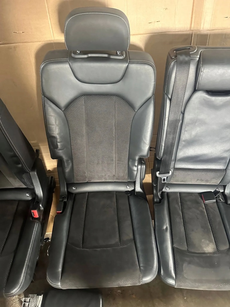 фото №7, Audi q7 4m 2016 сидіння, сидіння 7 осіб sline сидіння з модулями europa alkant