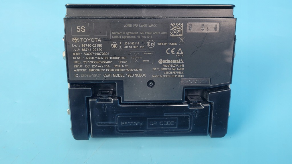 фото №7, Suzuki swace 1.8 hybrid 21r модуль радіо навігації 86740-02180 86741-02120