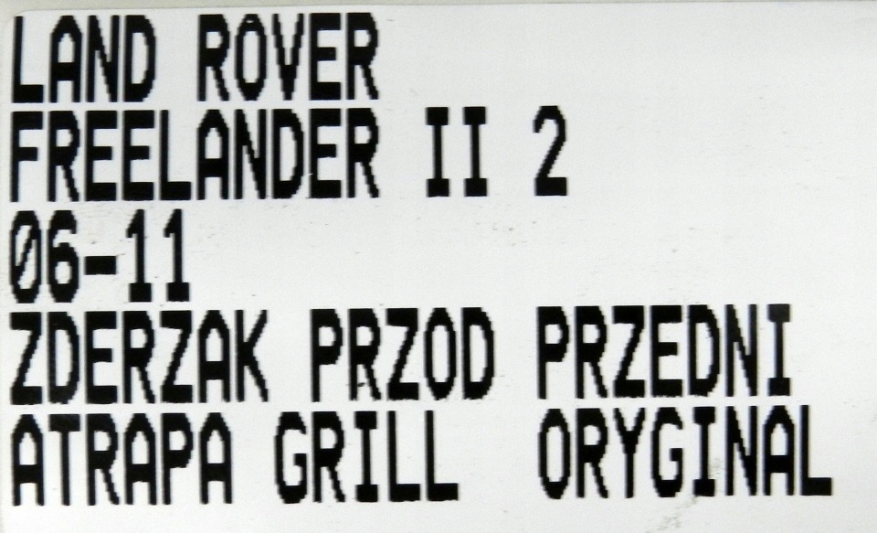 фото №16, Land rover freelander ii 06-11 бампер перед передній решітка радіатора kompletny