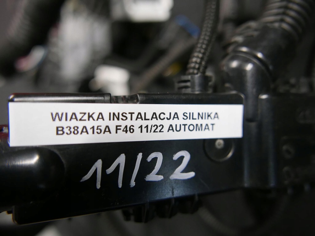 фото №12, Bmw f46 джгут електропроводка двигуна b38a15a автоматична коробка передач