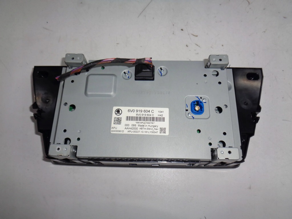 фото №3, Fabia iii rapid радіо навігація дисплей екран 6v0919604c