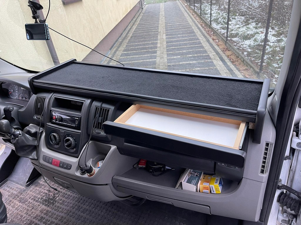 фото №7, Полиця stolik na панель приладів ducato/ jumper/ boxer велюр