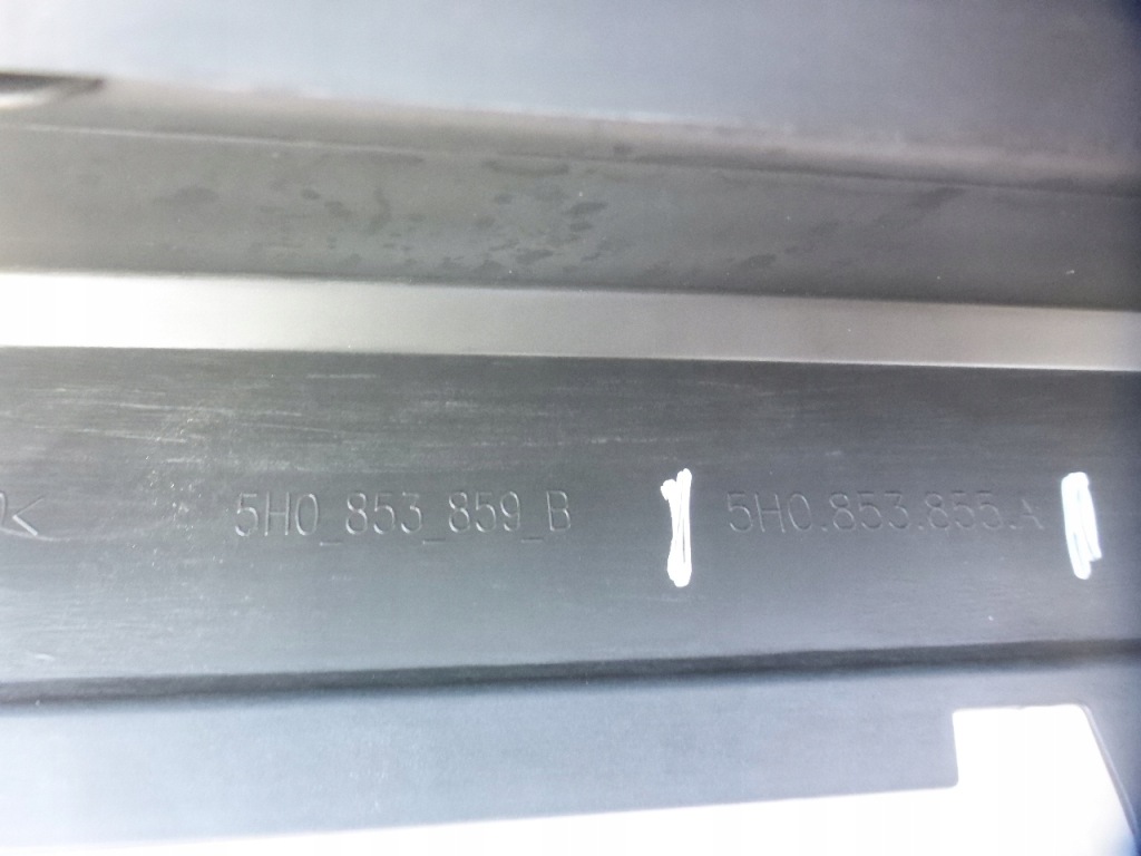 фото №11, Vw golf viii 8 5h порог молдинг порог накладка левая 5h0853855a nowa оригинал