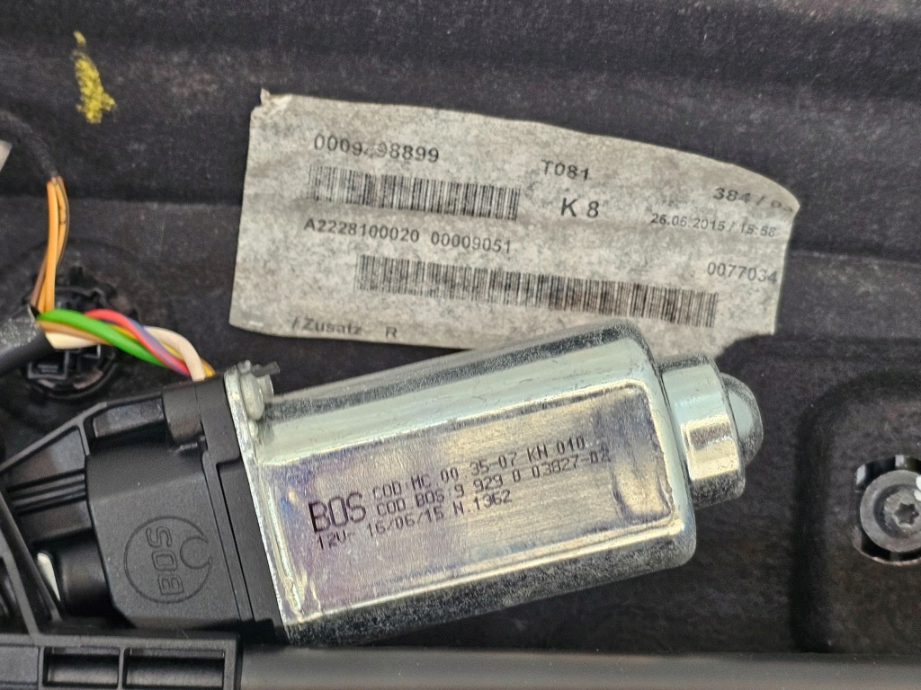 Mercedes s550 w222 13-20 полка задняя шторка динамики a2228100020 usa Оригинал