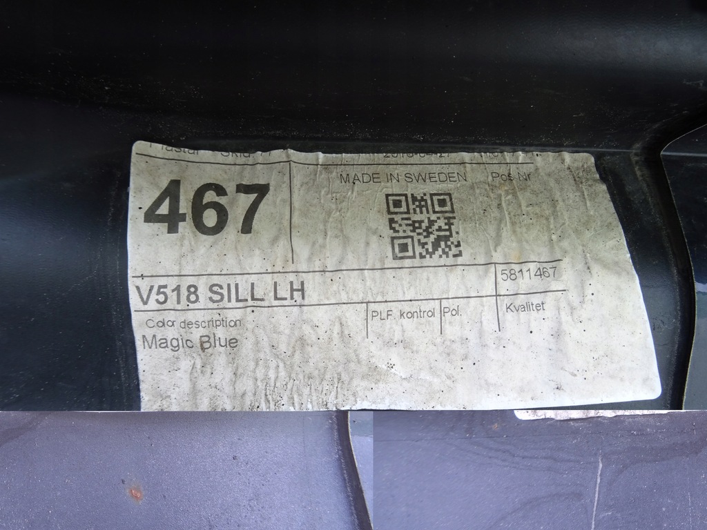 фото №7, Volvo xc90 ii молдинг поріг ліва