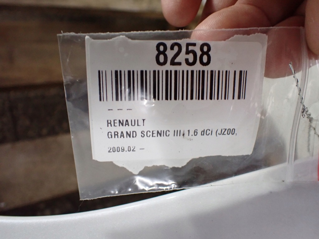 фото №16, Бампер задняя pdc renault grand scenic iii europa 2011 white teqnc 8258